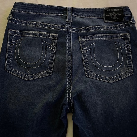 👖 True Religion Distressed Skinny/Slim Jeans size 33 👖 - Picture 6 of 11